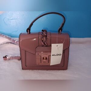 NWT Aldo Kentwell Pink Top Handle Bag